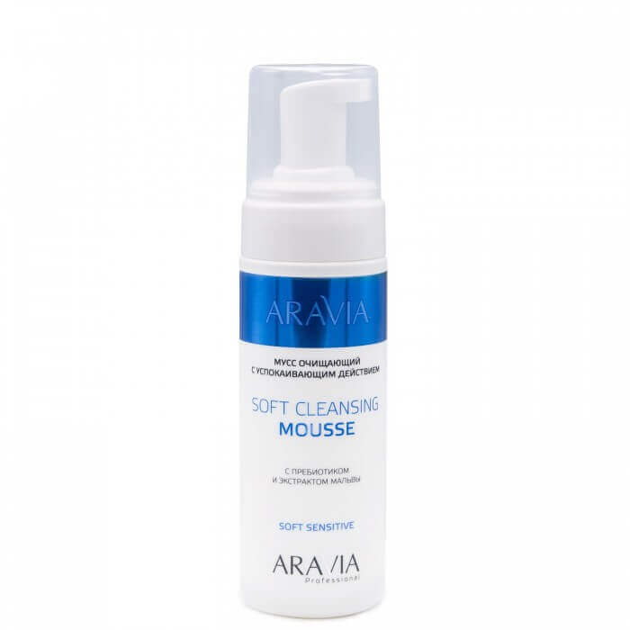 Мусс очищающий с успокаивающим действием Soft Cleansing Mousse Aravia Professional Мусс очищающий с успокаивающим действием Soft Cleansing Mousse Aravia Professional