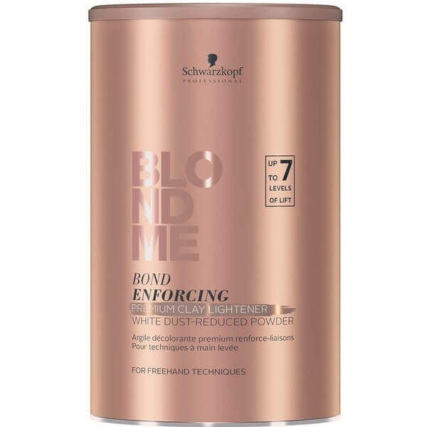 Schwarzkopf Премиум Бондинг-порошок Глиняный для обесцвечивания волос Bond Enforcing Premium Clay Lightener 7+ Schwarzkopf Премиум Бондинг-порошок Глиняный для обесцвечивания волос Bond Enforcing Premium Clay Lightener 7+