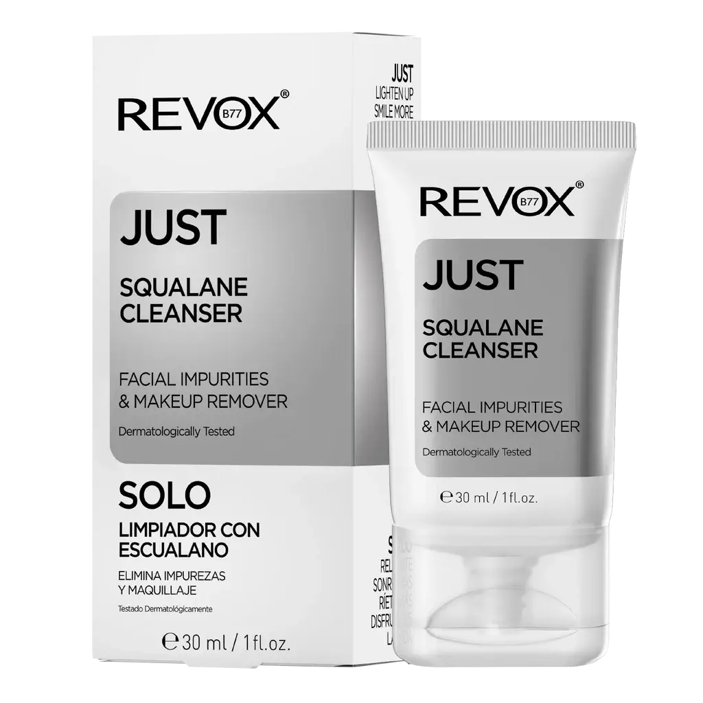 Эмульсия со скваланом для очищения и демакияжа лица, REVOX B77 JUST SQUALANE CLEANSER