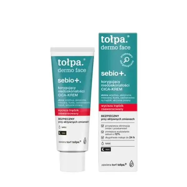 Корректирующий ночной крем для лица Tolpa Sebio Cica
