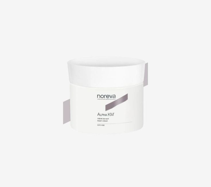 НОРЕВА АЛЬФА КМ Корректирующий антивозрастной ночной крем от морщин NOREVA Alpha KM