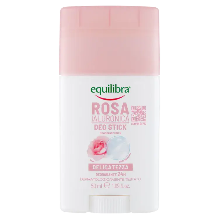 EQUILIBRA РОЗА Гиалуроновый дезодорант-стик от запаха