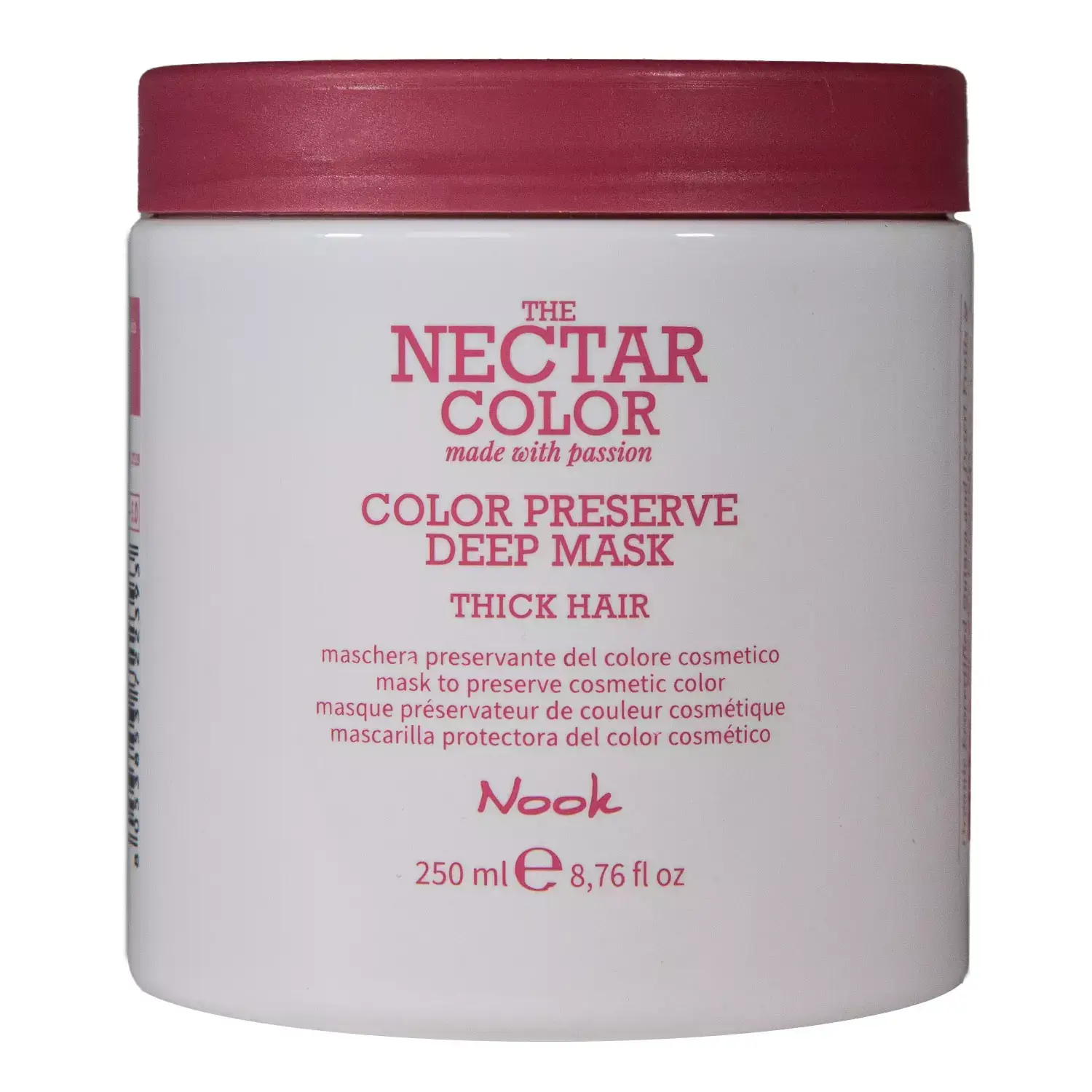 Nook THE NECTAR COLOR, Насыщенная маска для защиты цвета окрашенных жестких и плотных волос, COLOR PRESERVE DEEP MASK thick hair