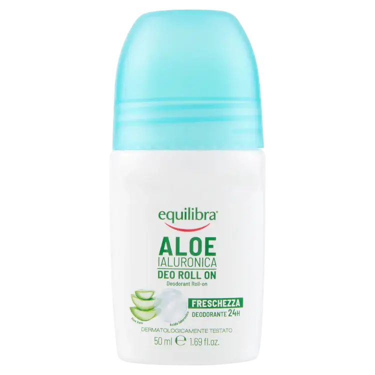 EQUILIBRA Aloe Гиалуроновый роликовый дезодорант с алоэ вера