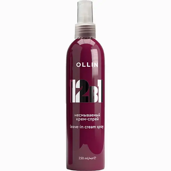 12 в 1 Несмываемый кератиновый крем-спрей Ollin Professional BEAUTY FAMILY