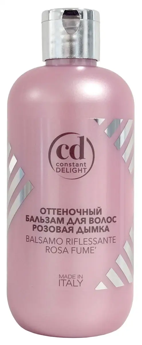 Оттеночный бальзам для розового оттенка светлым, седым, обесцвеченным и мелированным волосамдля волос, Розовая Дымка, Constant Delight