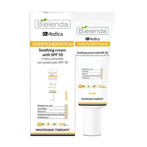 Bielenda DR MEDICA OVERPIGMENTATION Отшелушивающий ночной крем от пигментации, ШАГ 1 Bielenda DR MEDICA OVERPIGMENTATION Отшелушивающий ночной крем от пигментации, ШАГ 1