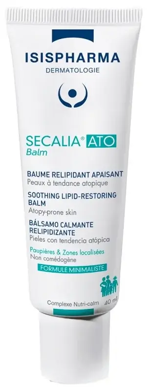Успокаивающий бальзам для лица и тела для сухой атопичной кожи с рождения. Isispharma Secalia ATO Balm Relipidant Soothing Balm Успокаивающий бальзам для лица и тела для сухой атопичной кожи с рождения. Isispharma Secalia ATO Balm Relipidant Soothing Balm