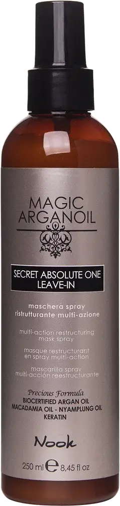 Nook Восстанавливающая маска-спрей для волос, Магия Арганы, MAGIC ARGANOIL, ABSOLUTE ONE LEAVE-IN Multi-Action Restr Mask Spr