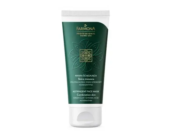 FARMONA PROFESSIONAL Стягивающая маска для лица с зеленой и белой глиной для комбинированной и жирной кожи HOME USE