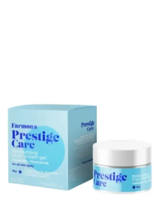 Увлажняющий дневной крио крем-гель Гиалуроновая кислота и Ниацинамид Farmona PRESTIGE CARE