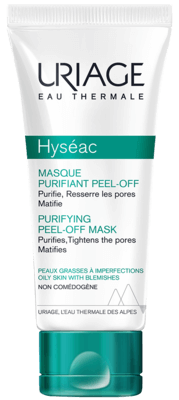 Uriage Hyseac Masque Purifiant Peel-off Очищающая Матирующая маска для лица сужает поры Урьяж Исеак
