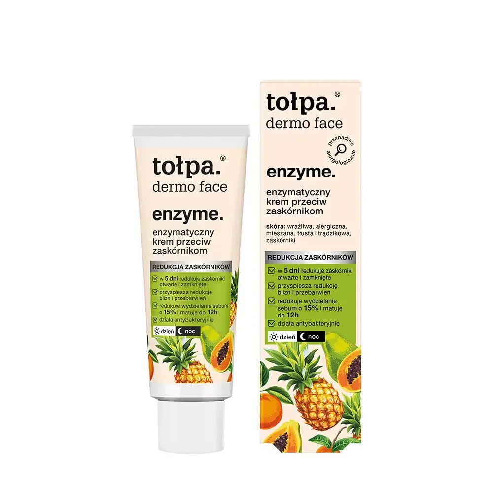 Tolpa dermo face enzyme Ферментный дермотологический крем от черных точек угрей и камедонов
