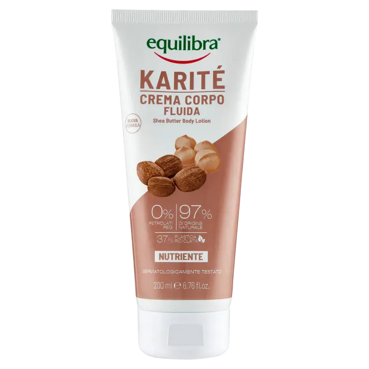 EQUILIBRA Крем-флюид питательный с маслом Ши. Карите Лосьон для тела