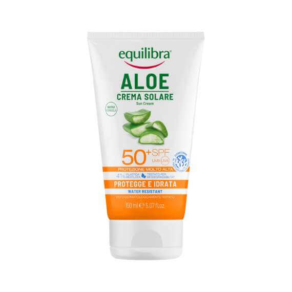 Солнцезащитный антивозрастной крем для лица SPF 50 с комплексом PROSUN-UV Aloe Equilibra Солнцезащитный антивозрастной крем для лица SPF 50 с комплексом PROSUN-UV Aloe Equilibra
