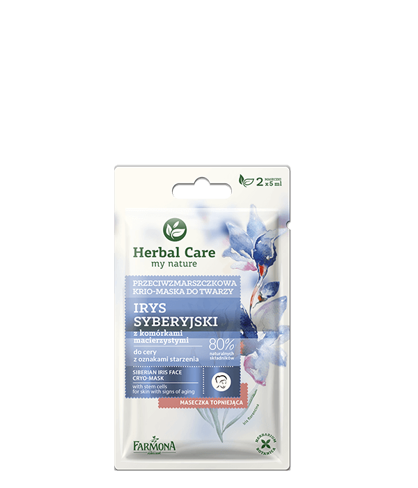 Крио-маска для лица против морщин Сибирский ирис Farmona Herbal Care Siberian Iris Cryo-Mask Крио-маска для лица против морщин Сибирский ирис Farmona Herbal Care Siberian Iris Cryo-Mask