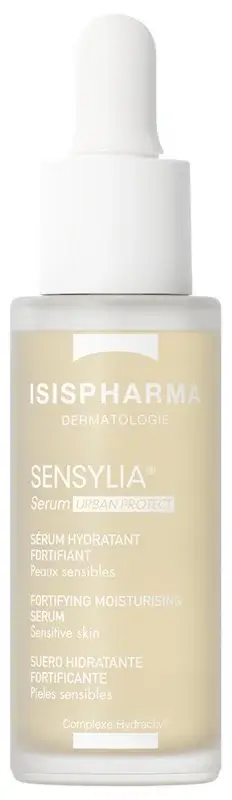 IsisPharma Sensylia Serum Urban Protect Укрепляющая увлажняющая сыворотка с гиалуроновой кислотой для чувствительной и обезвоженной кожи, Изисфарма