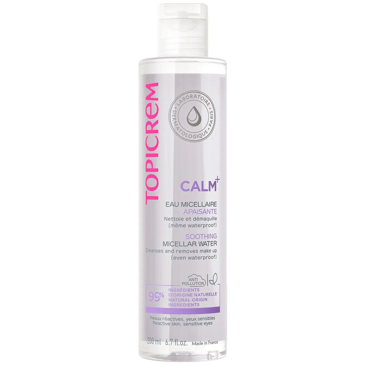 Топикрем Успокаивающая мицеллярная вода Topicrem calm Soothing Micellar Water
