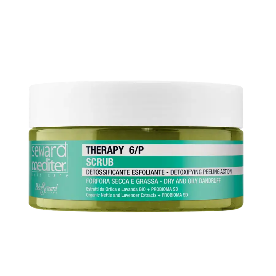 Purify Therapy Отшелушивающий Детокс - Скраб крапива и лаванда для кожи головы и волос от перхоти Helen Seward MEDITER 