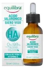EQUILIBRA Сыворотка для лица с гиалуроновой кислотой, увлажняет, защищает и успокаивает кожу