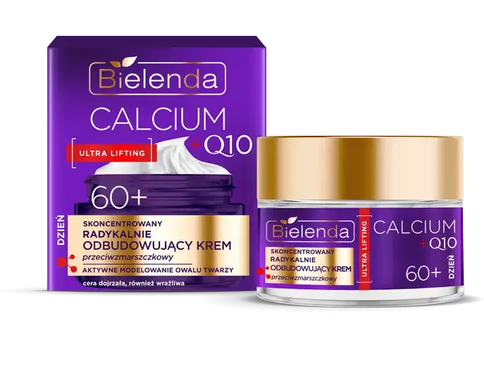 Bielenda CALCIUM + Q10 Концентрированный дневной радикально восстанавливающий крем от морщин 60+ КОЭНЗИМ КАЛЬЦИЙ