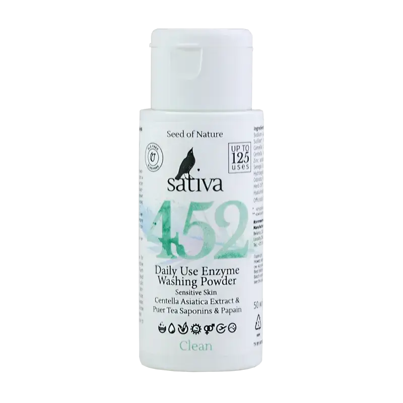 Энзимная пудра для умывания для чувствительной кожи ежедневная 452 Sativa