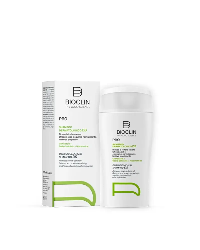 BIOCLIN PRO DS Дерматологический шампунь от сильной перхоти при себорейном дерматите, зуде и покраснении