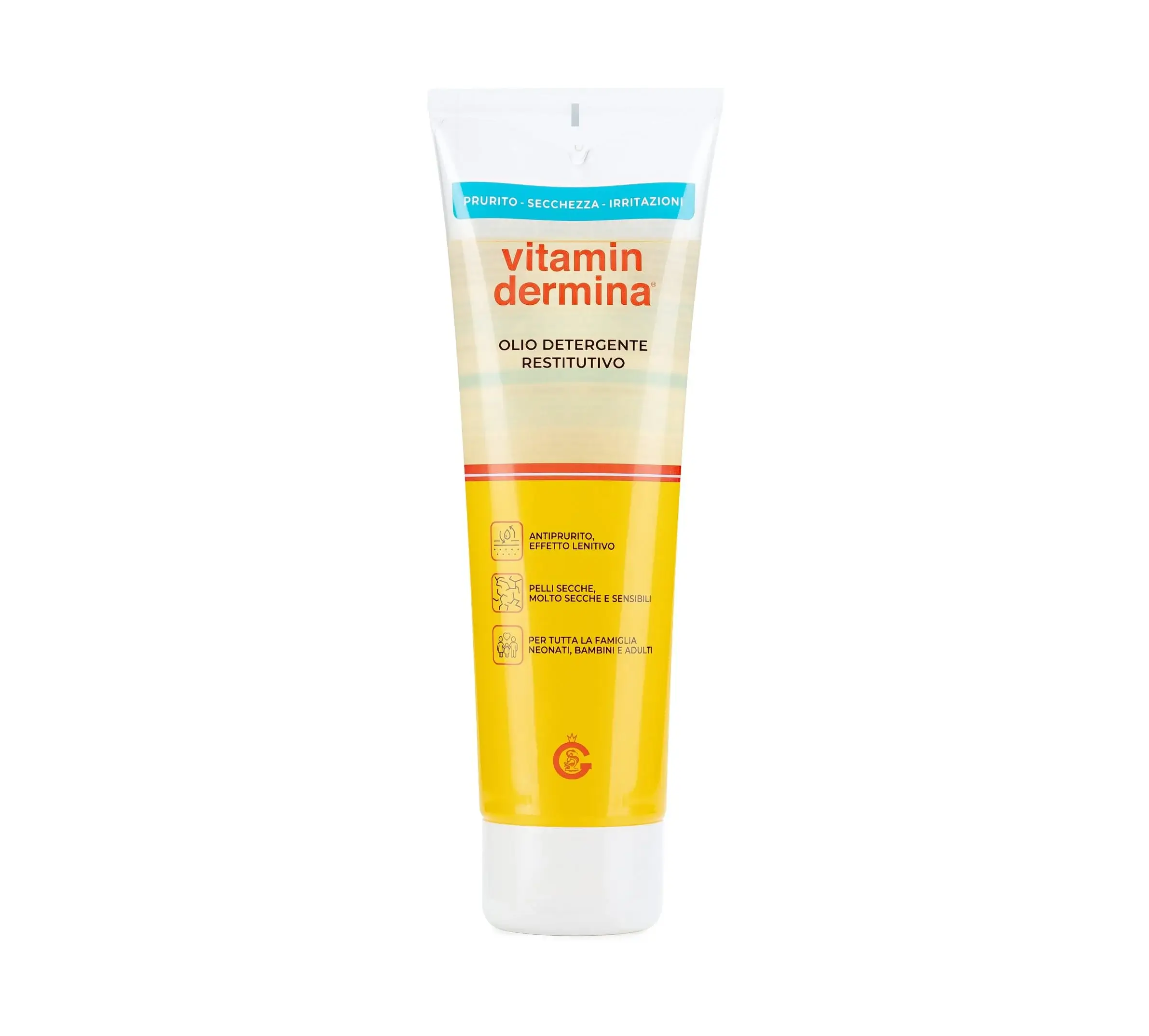 VitaminDermina, Масло очищающее для сухой кожи от зуда и ксероза для младенцев, детей и взрослых