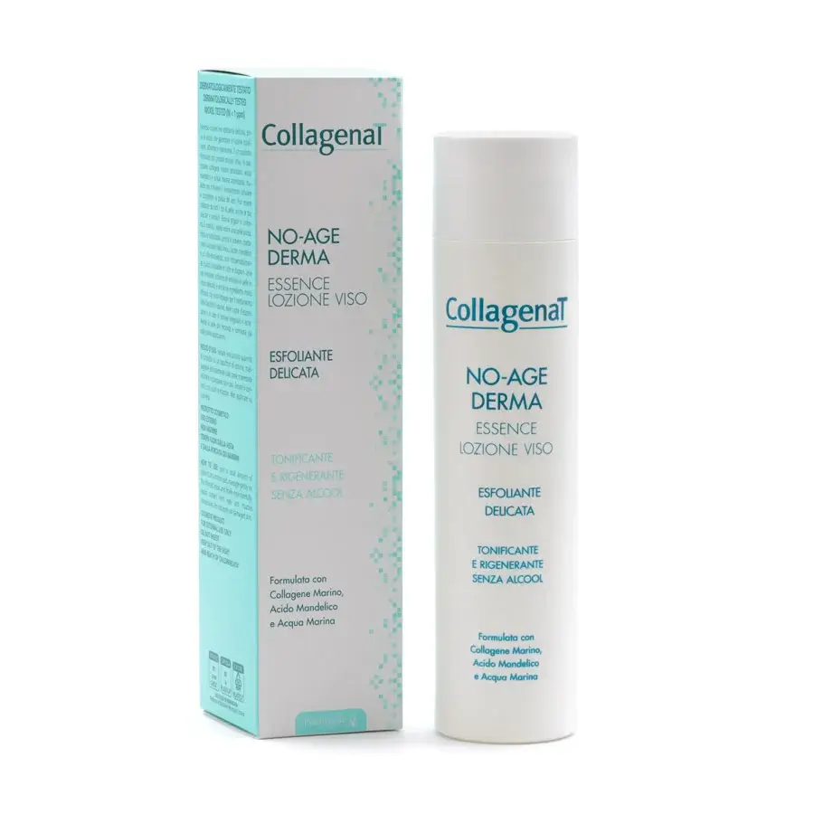 CollagenaT No Age Derma Essence Face Lotion Лосьон эксфолиант для лица тонизирующий, регенирирующий с морским коллагеном и миндальной кислотой
