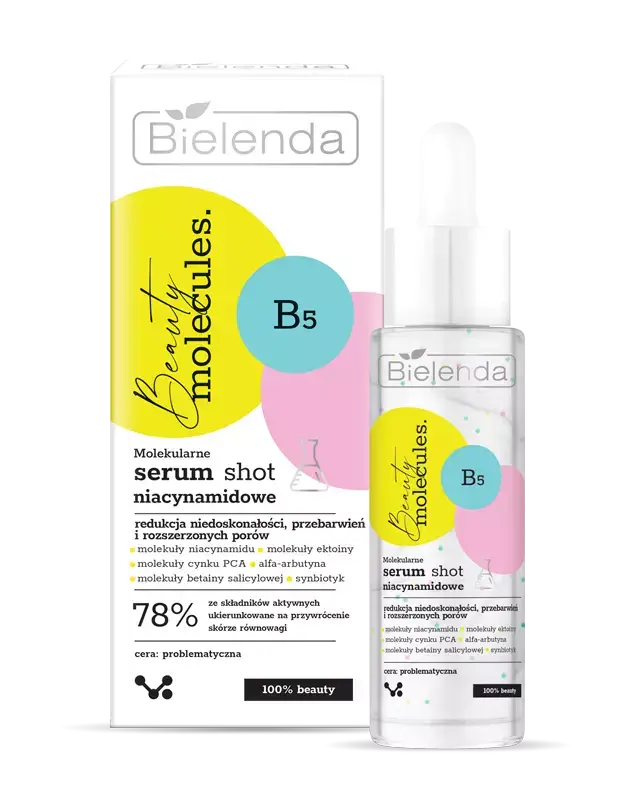 BIELENDA BEAUTY MOLECULES Молекулярная сыворотка с ниацинамидом для проблемной кожи