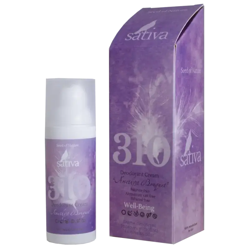 Сатива крем - дезодорант унисекс. Букет аметистов 310 Sativa