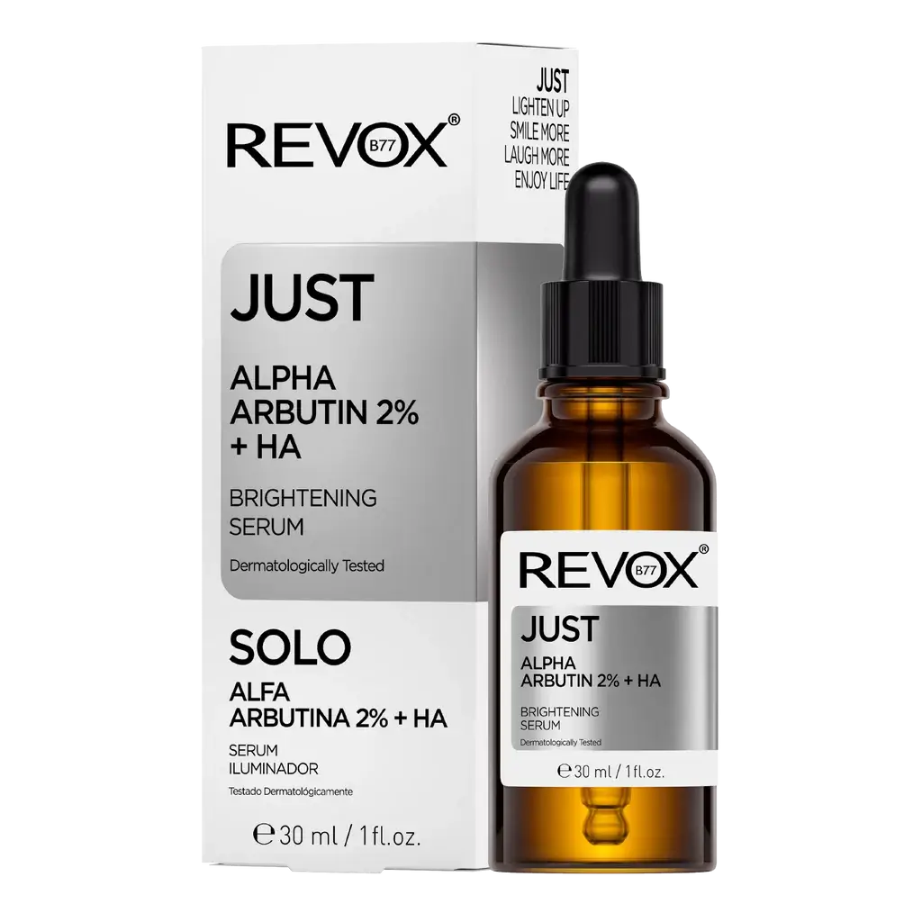Alpha Arbutin 2 % HA, Осветляющая сыворотка с Альфа-арбутином для лица, REVOX B77 JUST 