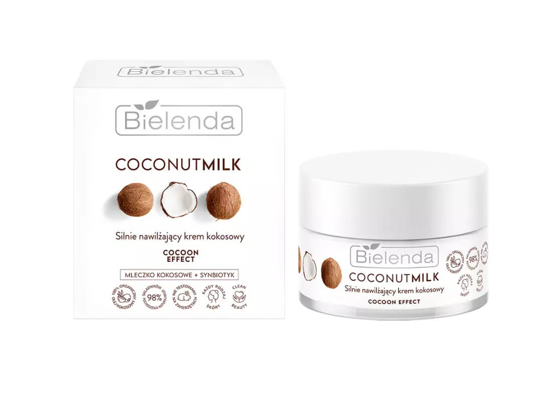 Увлажняющий кокосовый крем BIELENDA COCONUT MILK COCOON EFFECT Увлажняющий кокосовый крем BIELENDA COCONUT MILK COCOON EFFECT
