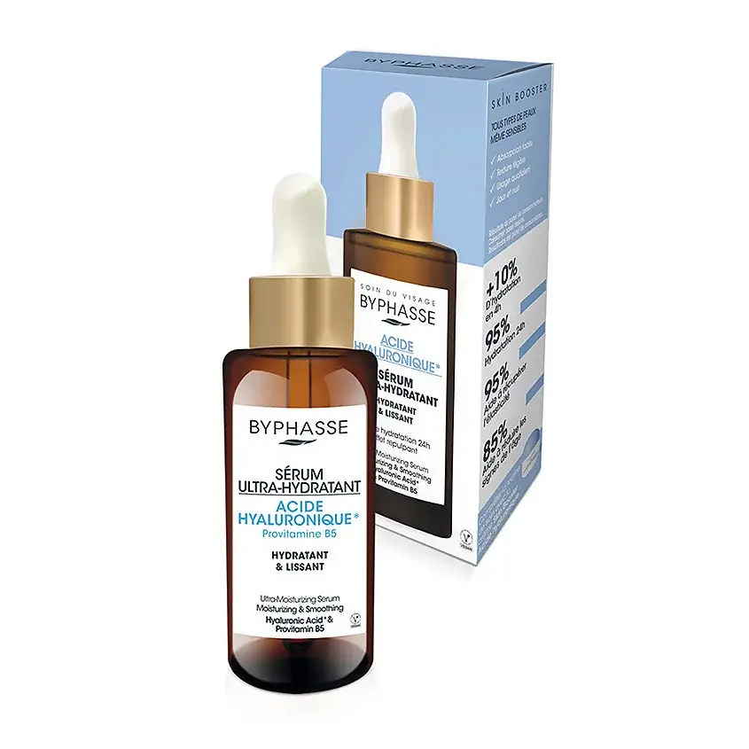 BYPHASSE Сыворотка для лица с гиалуроновой кислотой увлажняющая. ACIDE HYALURONIQUE