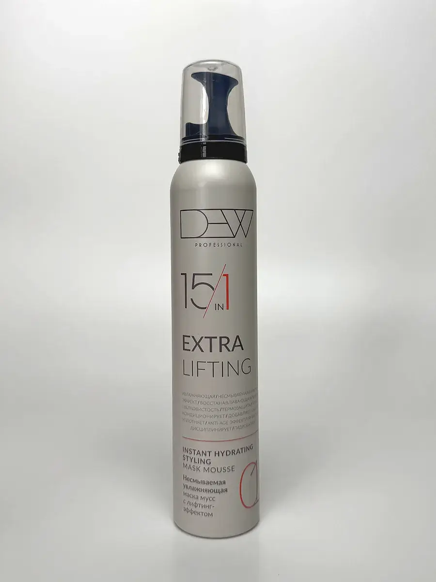 Несмываемая увлажняющая маска мусс Dew Professional 15в1 Extra Lifting 