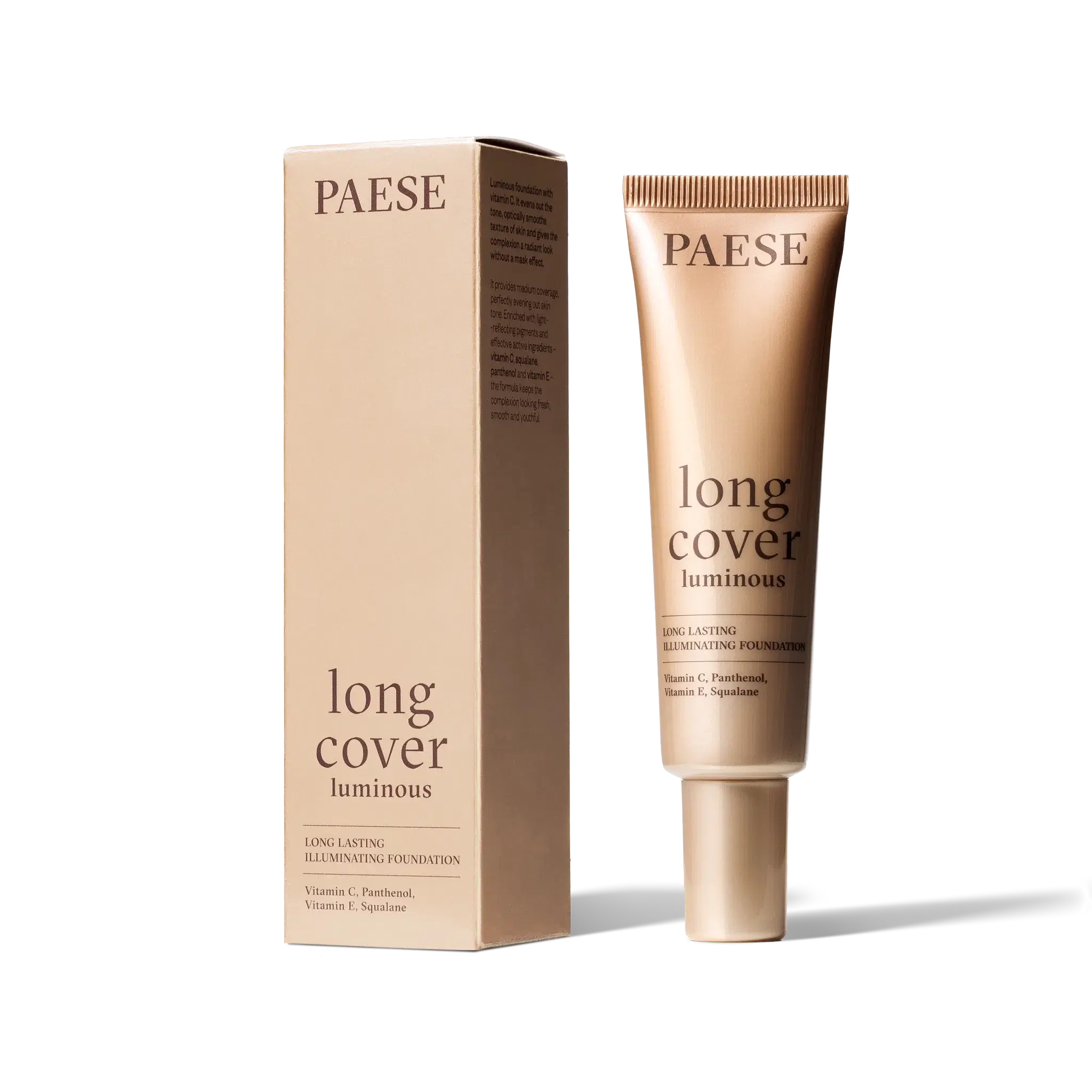PAESE Крем тональный для сияния кожи Long Cover Luminous Foundation PAESE Крем тональный для сияния кожи Long Cover Luminous Foundation