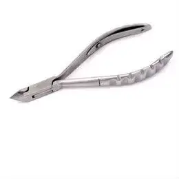 Кусачки маникюрные для кожи, Silver Star, рифленые ручки, AT-822 CLASSIC (6мм)