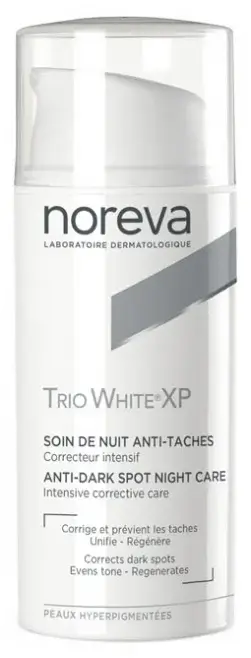 Noreva Trio White XP Ночной крем от пигментных пятен для чувствительной кожи. Anti-Dark Spot Night Care