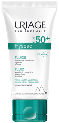 Uriage Hyseac SPF 50 Флюид солнцезащитный для жирной и комбинированной кожи СПФ 50 Урьяж Исеак