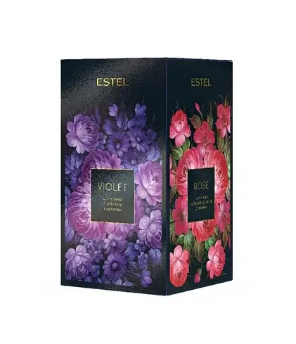 Набор Цветочная трилогия ESTEL VIOLET ROSE VERT, (шампунь, бальзам, гель для душа)