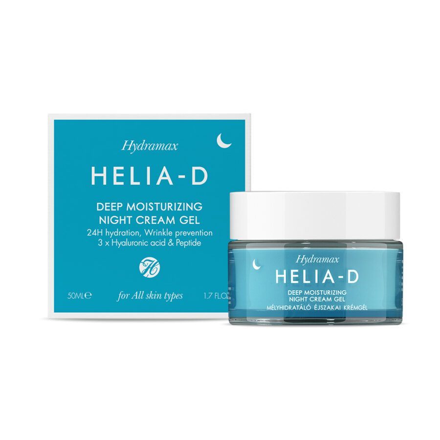 Helia-D Hydramax Глубоко увлажняющий ночной крем-гель для всех типов кожи. Deep Moisturizing