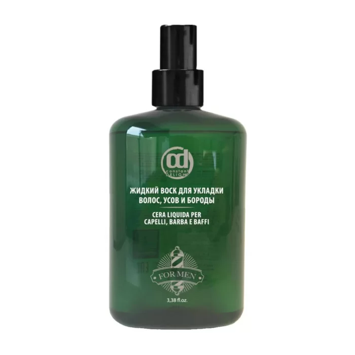 CD Жидкий воск для укладки волос, усов и бороды BARBER CARE Constant Delight Cera Liquida Nera Per Capelli Barba E Baffi