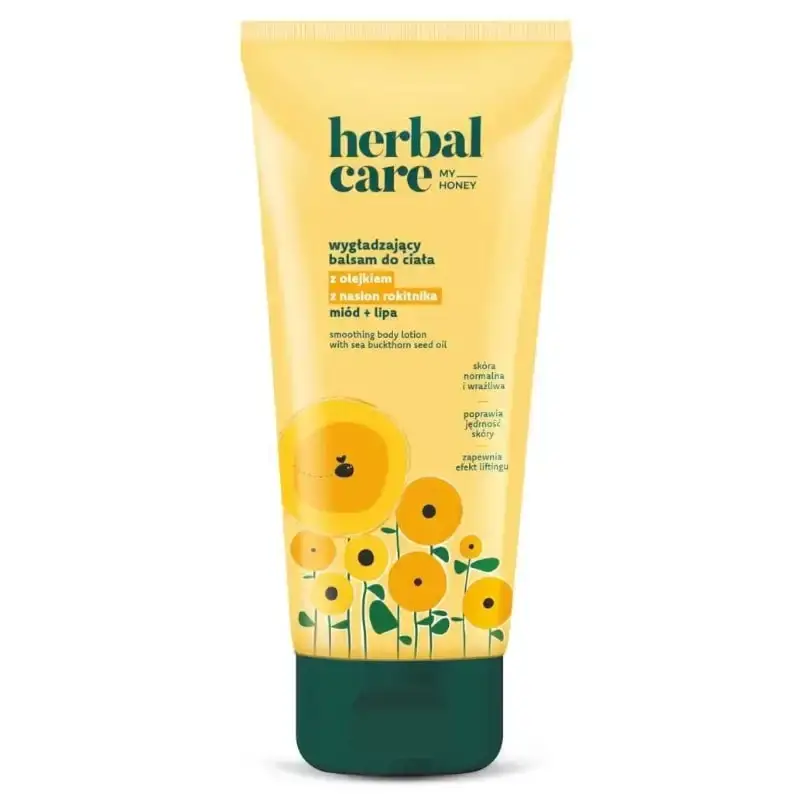 Farmona Разглаживающий крем - лосьон для тела с маслом семян облепихи, экстрактом меда и липы. HERBAL CARE MY HONEY