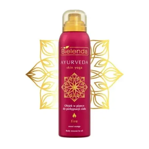 Масло мусс для тела с масло ши, глицерином и пантенолом Bielenda Ayurveda Skin Yoga Fire Sweet Orange