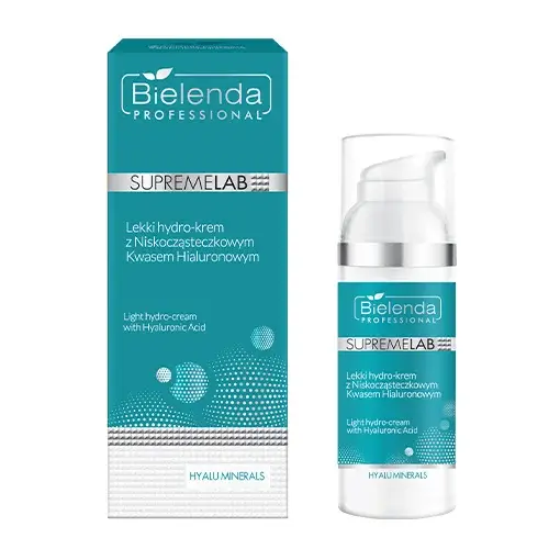Bielenda Professional Supremelab. Легкий увлажняющий гидро - крем с гиалуроновой кислотой. Hyalu Minerals Light Hydro-Cream with Hyaluronic Acid