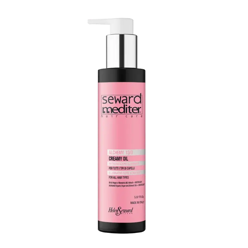 ALCHEMY CREAMY OIL Крем-масло питательно-увлажняющий по всей длине до кончиков с маслами арганы и миндаля Helen Seward