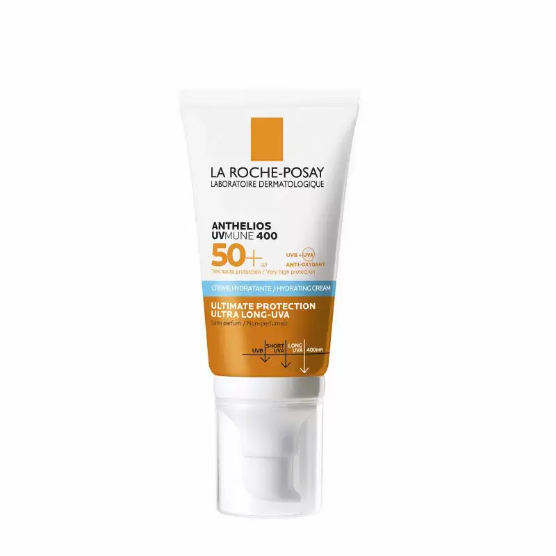 Солнцезащитный увлажняющий крем для лица и кожи вокруг глаз SPF50 La Roche-Posay Anthelios UVMUNE 400 PPD 30