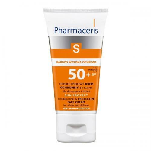 Гидролипидный защитный крем для лица SPF50 + Pharmaceris S 