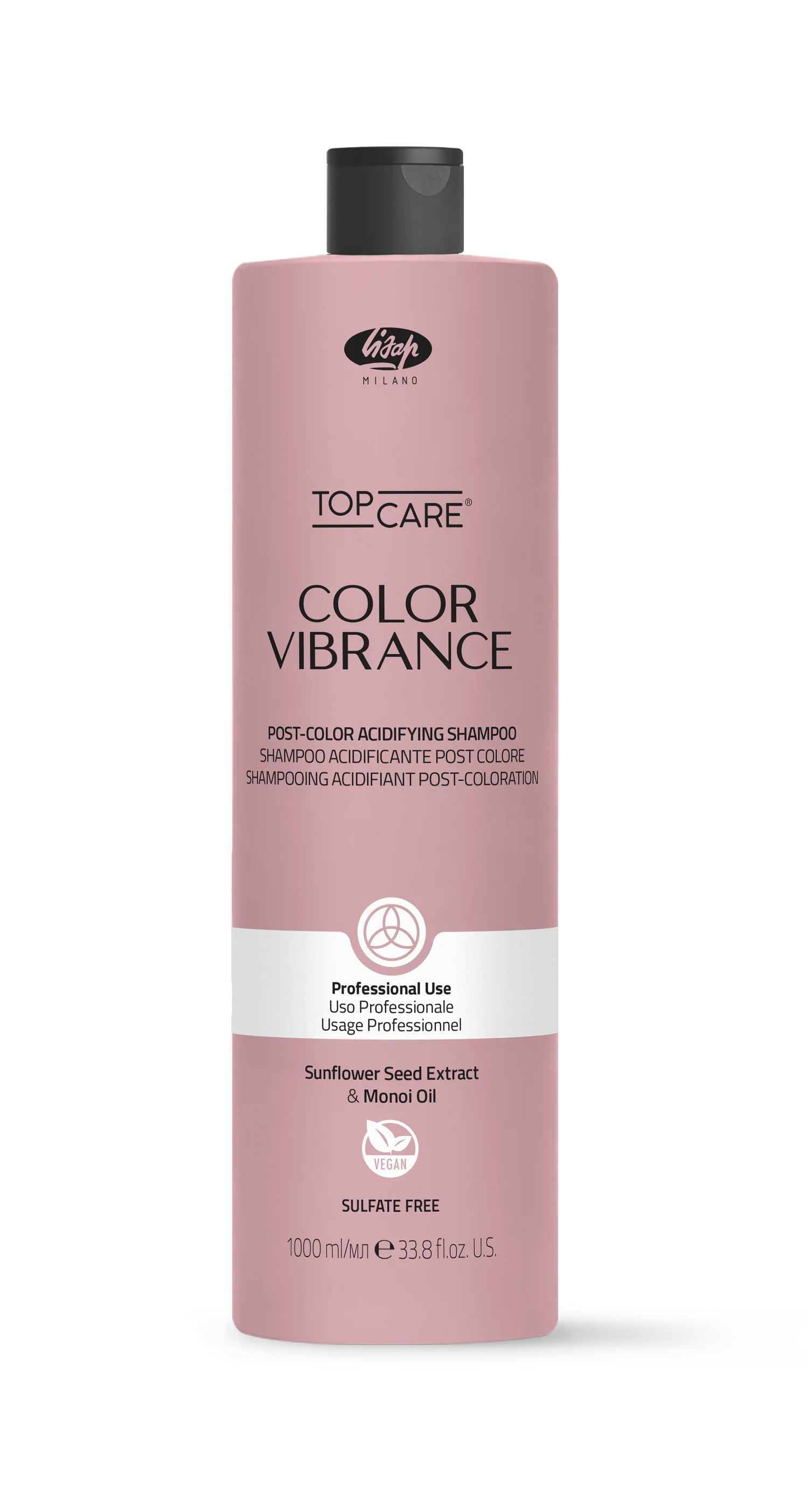 Lisap Top Care Кислотный шампунь после окрашивания волос СOLOR VIBRANCE Post-Color Acidifying Shampoo