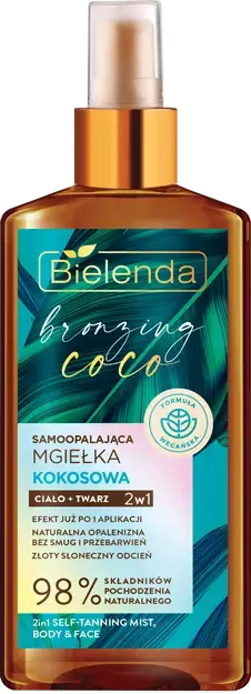 Magic Bronze SELF-TANNING Белинда Автозагар-спрей Экспресс-загар 2 в 1 для лица и тела Bielenda BRONZING COCO
